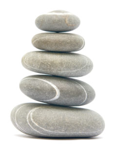 Background image of balanced stones